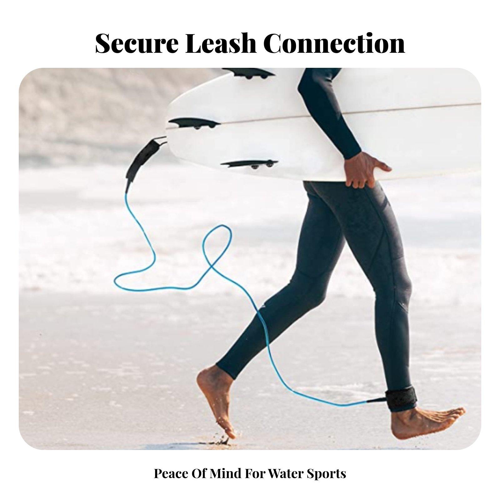 Knot Free Surf Leash for Board - đánh giá và giá Surfboard Leash Ankle